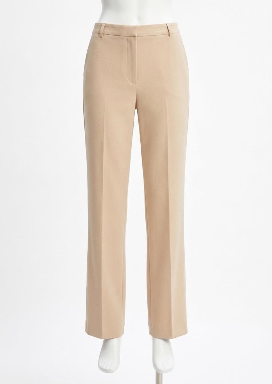 NEW VINCE bootcut solid trouser in sesame